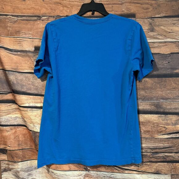 Revive Graphic T-Shirt Boy's Blue Size M Colorful Print Crew Neck Tee - Picture 4 of 8
